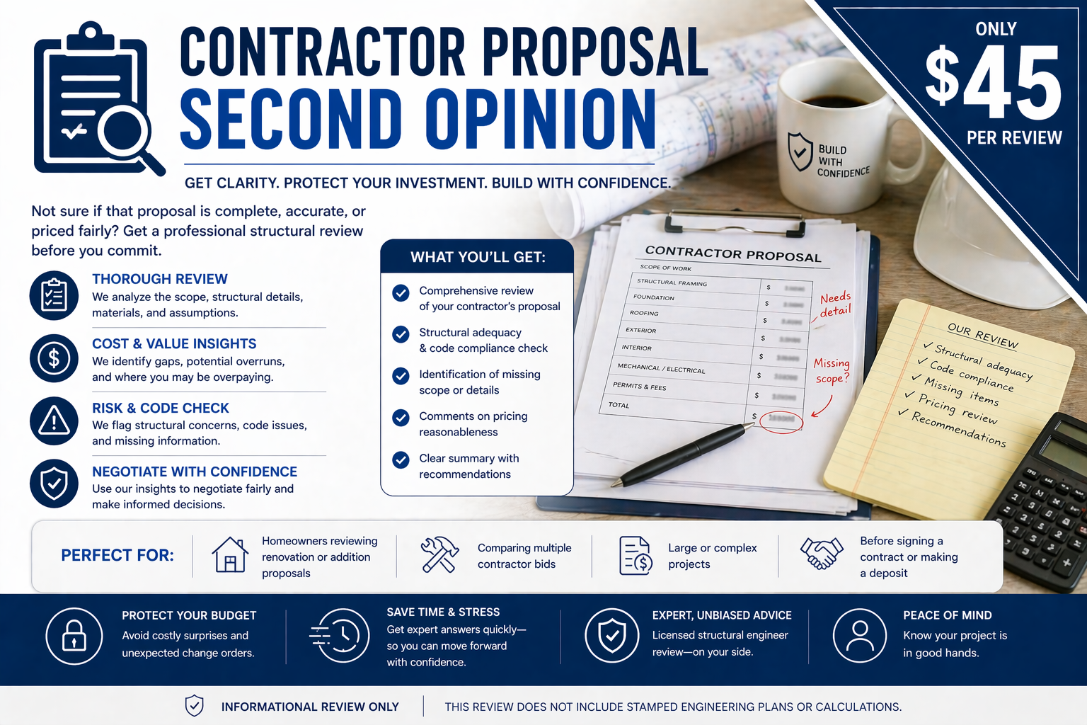 Contractor Proposal Second Opinion