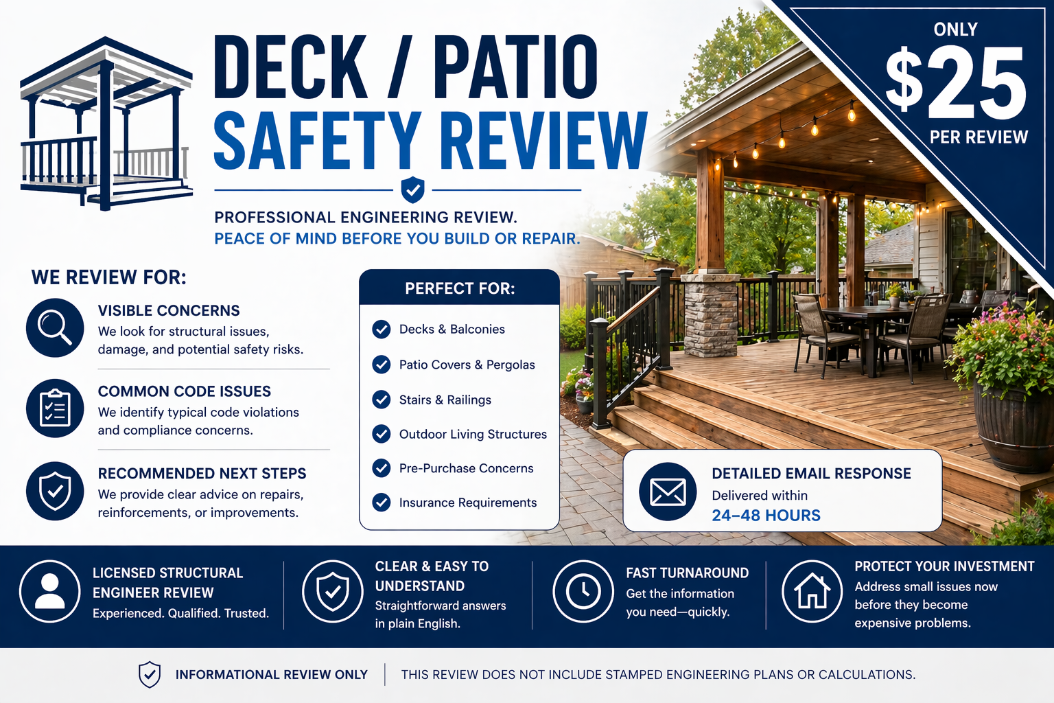 Deck / Patio Safety Review