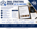 Email Structural Review (Up to 3 Questions)