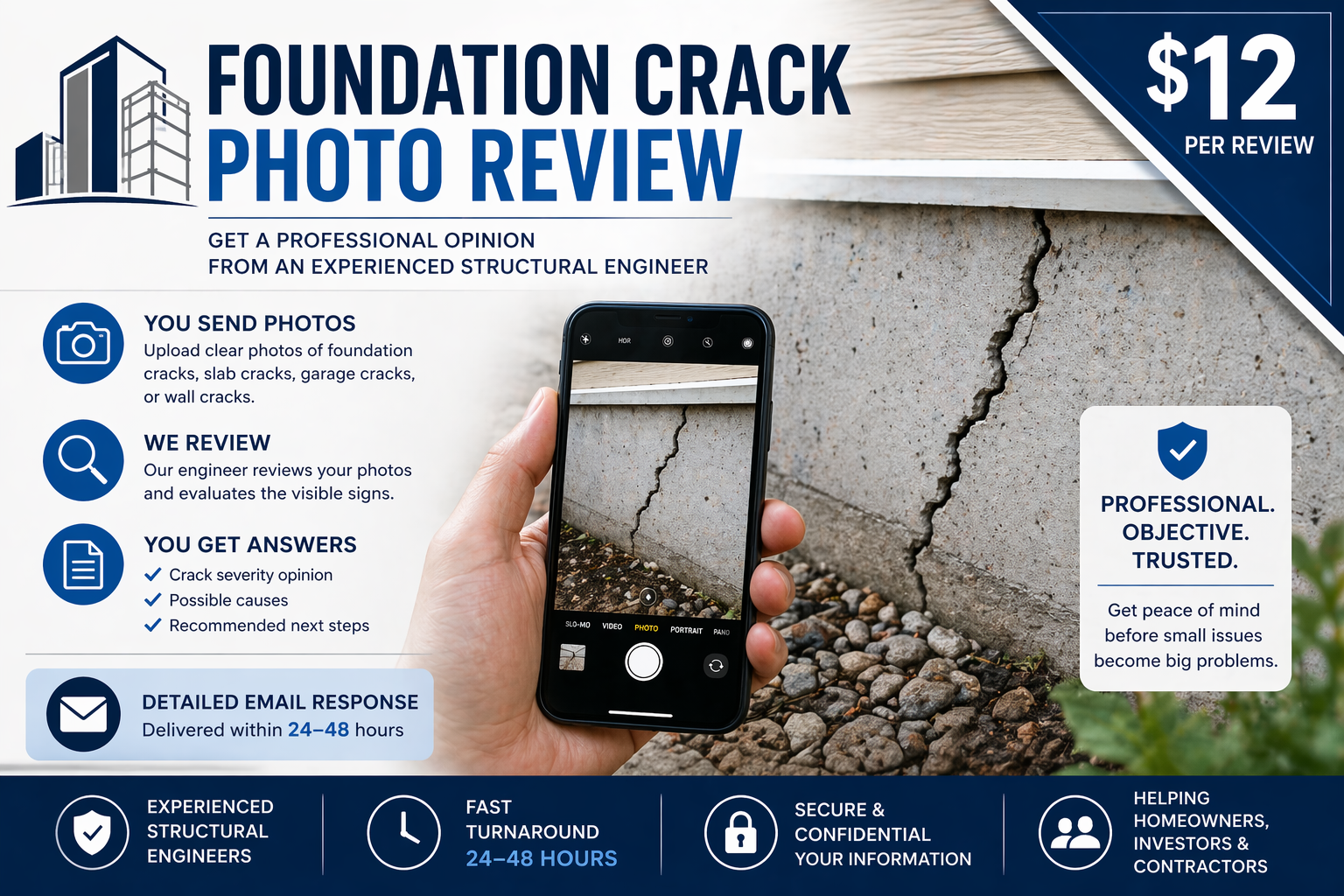 Foundation Crack Photo Review